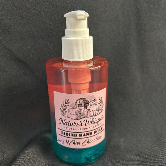 White Choc Liq Soap 8oz