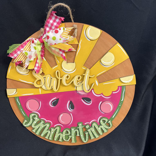 Sweet Summertime (door hanger)