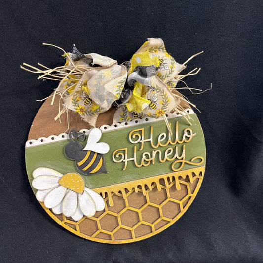 Hello Honey (door hanger)