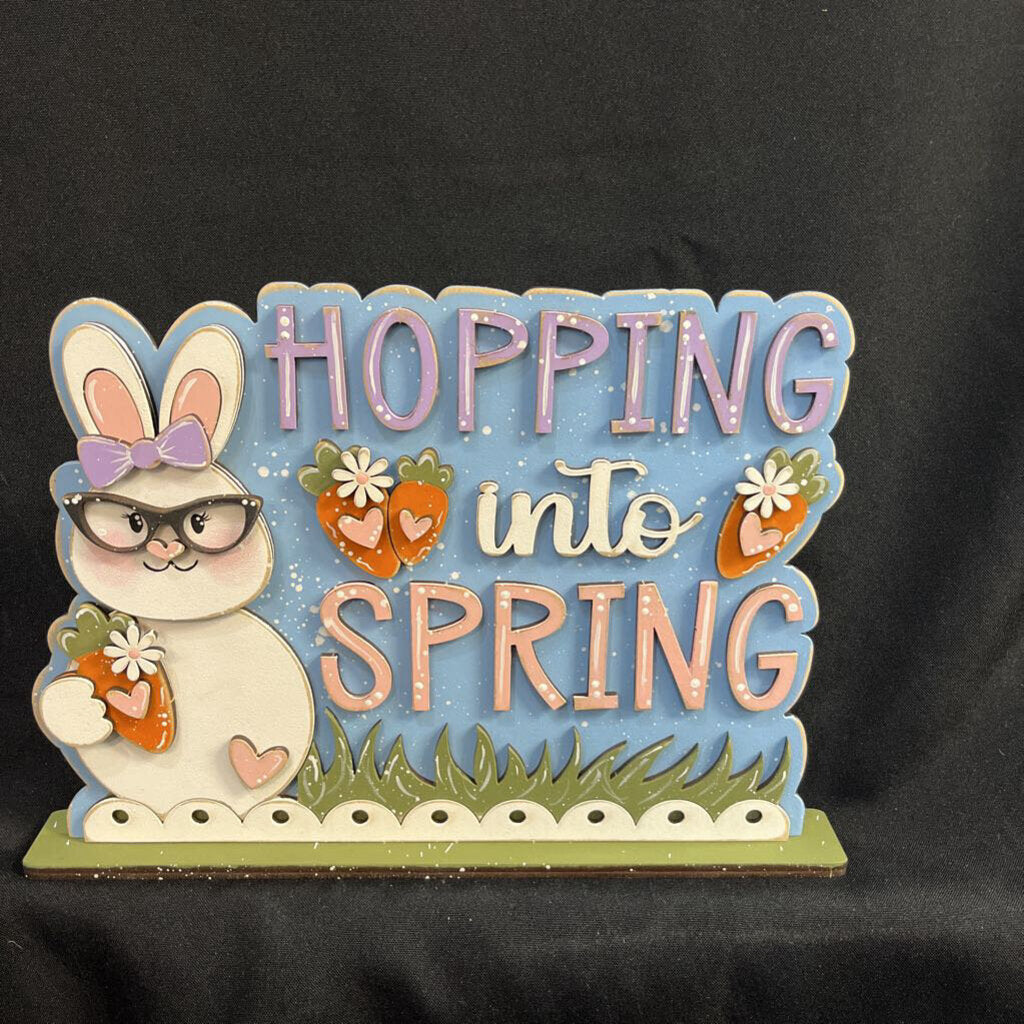 Hopping into Spring (shelf sitter)