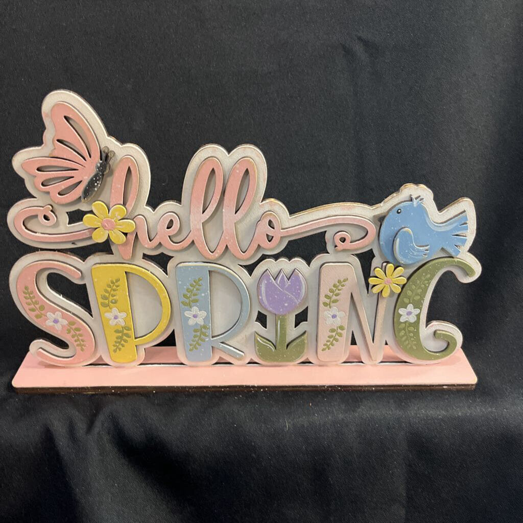Hello Spring (shelf sitter)