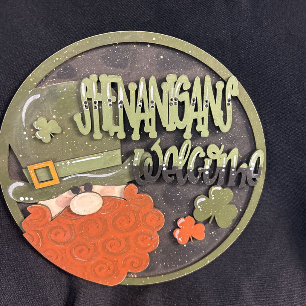 Shenanigans Welcome Circle