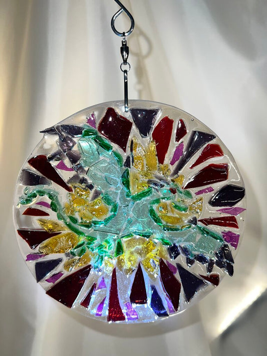 Suncatcher Dragon Fire & Ice