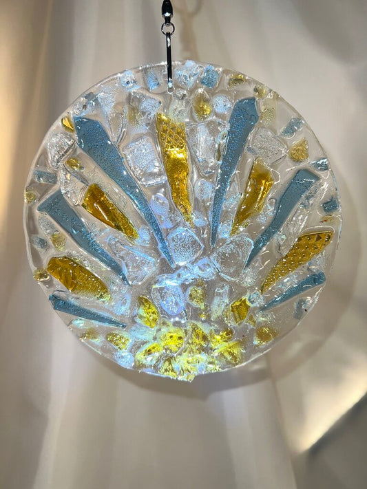 Sun Rise Suncatcher (yellow, blue)