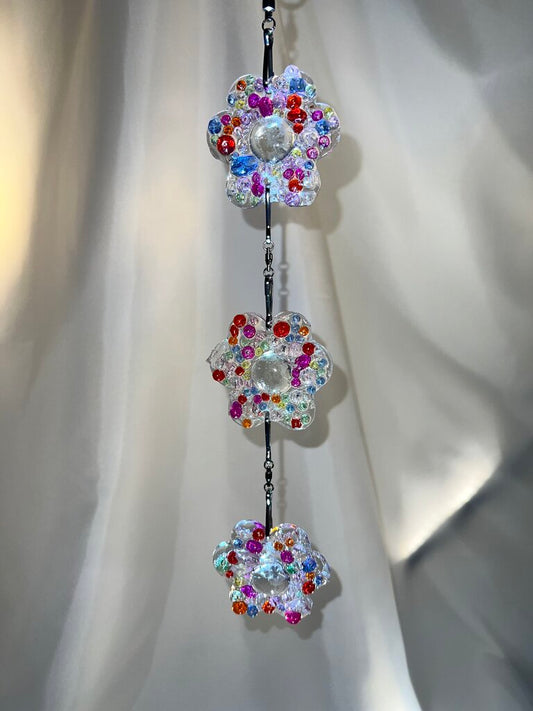 Suncatcher Floral 3 cascading, multi color