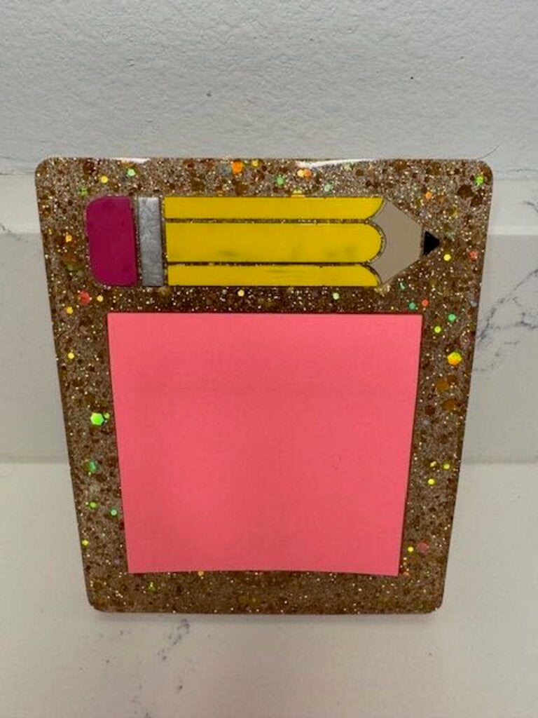 Resin Post-It Note Holder Assorted Designs