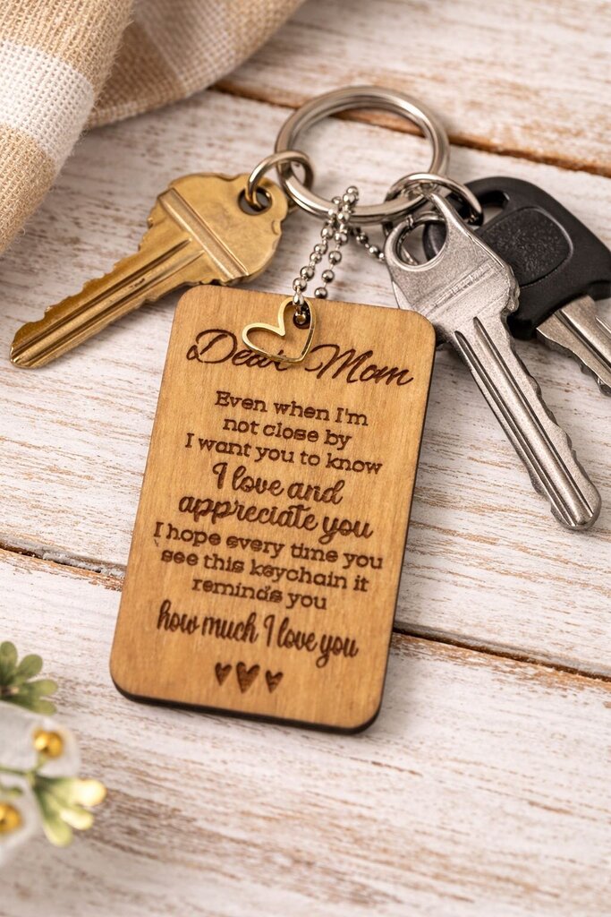 Dear Mom Key Chain