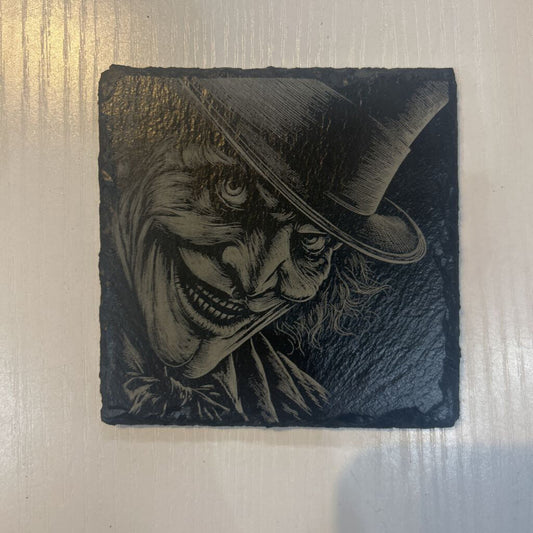 Joker Hat Slate Coaster