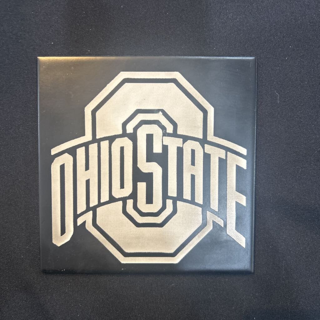 6x6 Slate Tile Ohio State Logo