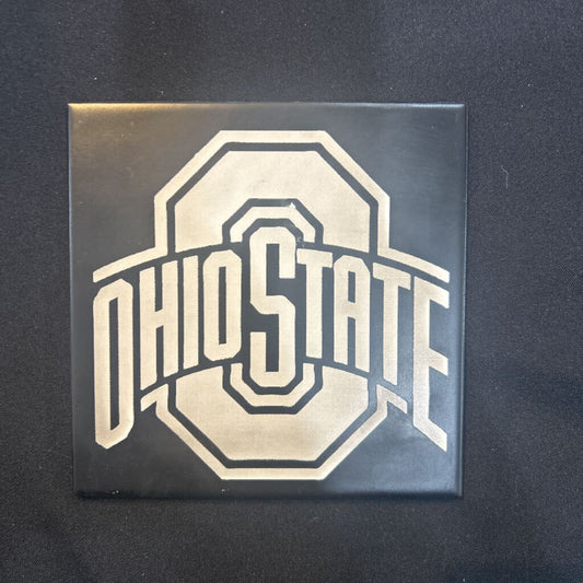 6x6 Slate Tile Ohio State Logo