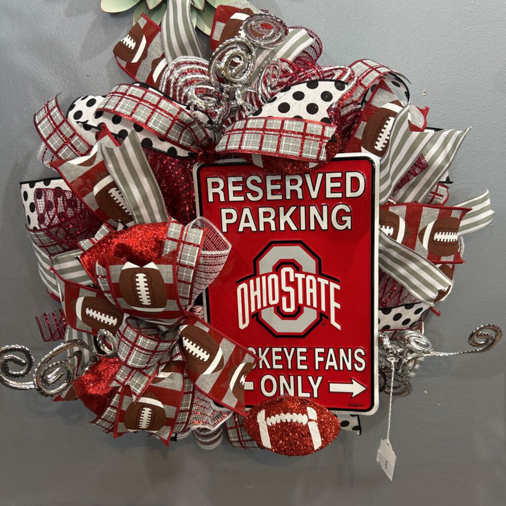 Ohio State Wreath