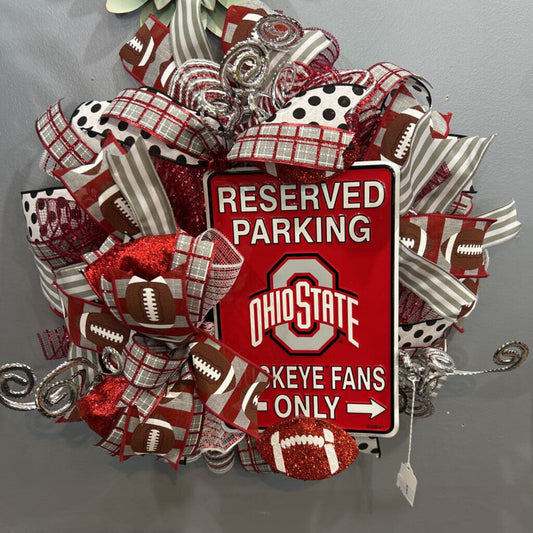 Ohio State Wreath
