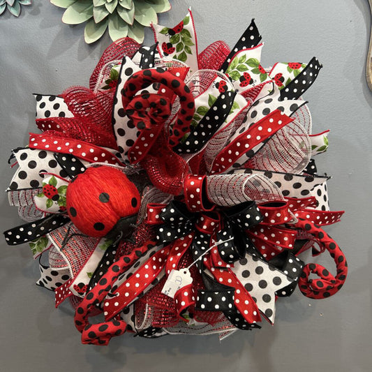 Lady Bug Wreath