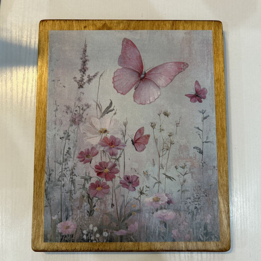 Pink Butterfly 9x11