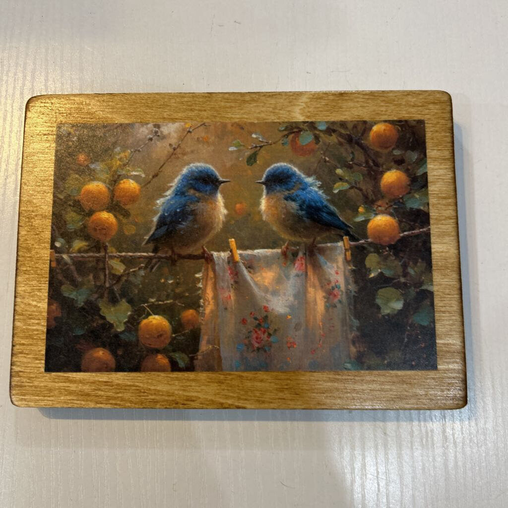 Blue Birds 5x7