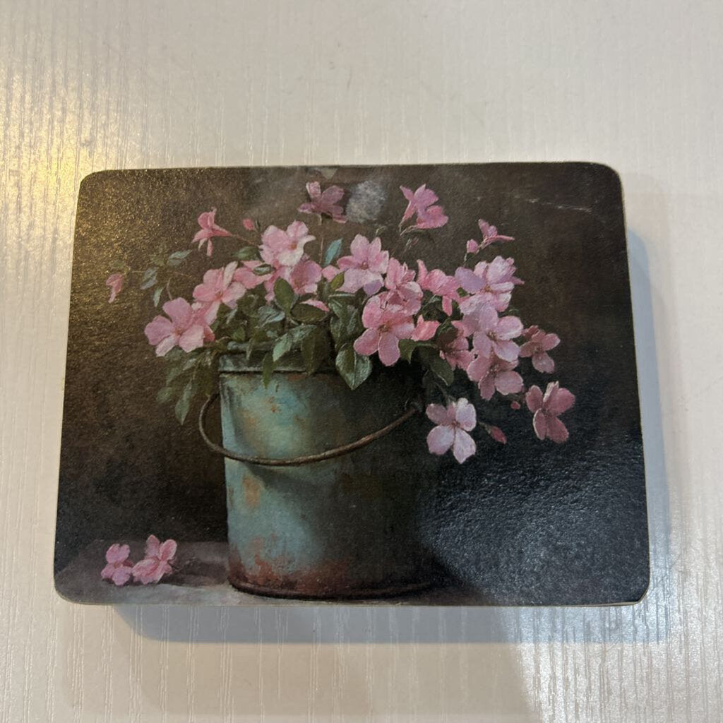 Pink Flower Bucket