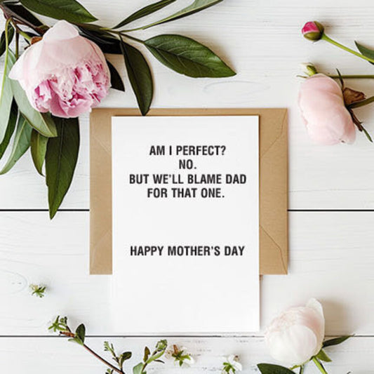 Am I Perfect Card