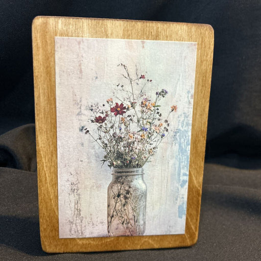 5x7 Jar Flowers