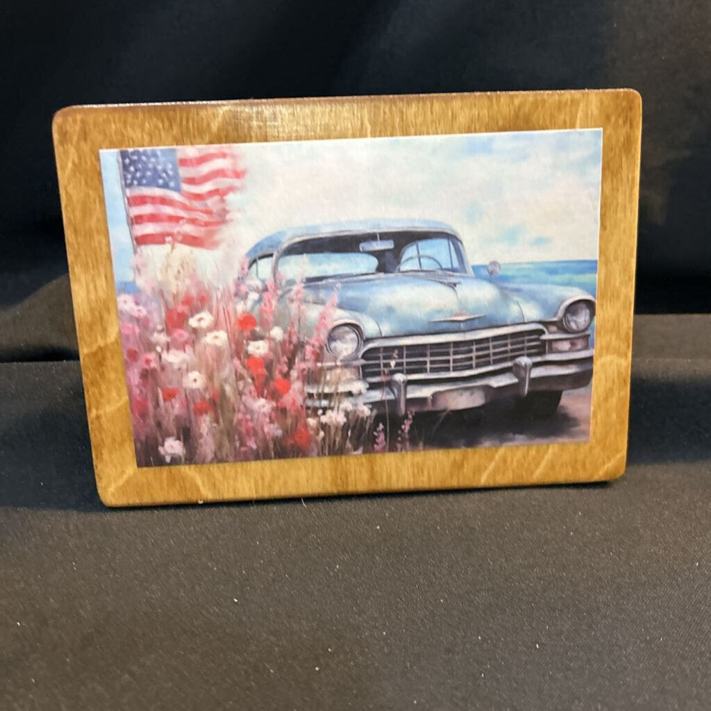 5x7 Flag Car