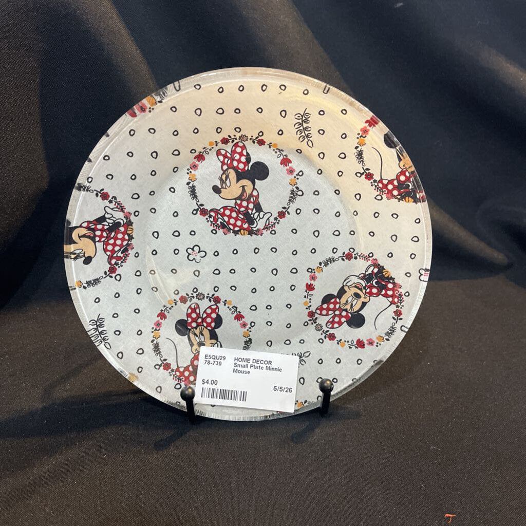 Small Plate Minnie Mouse