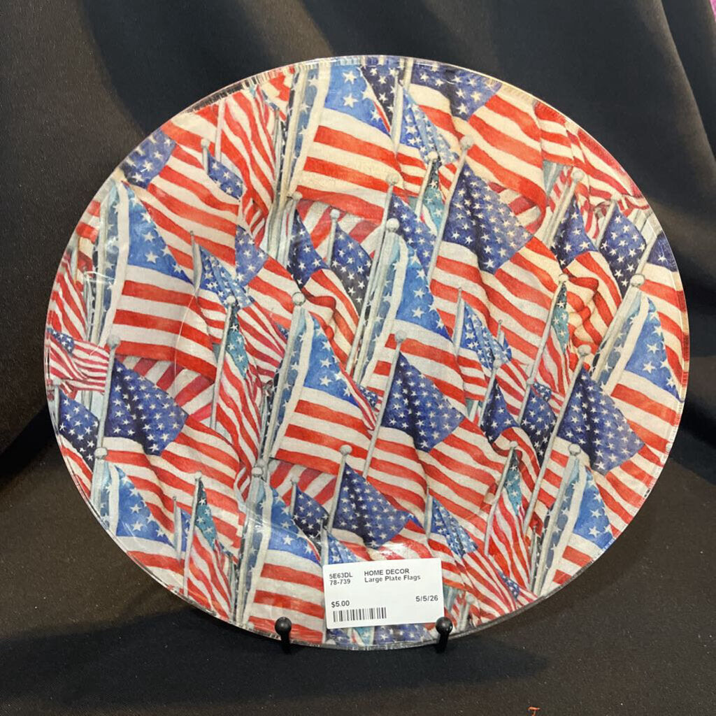 Large Plate Flags