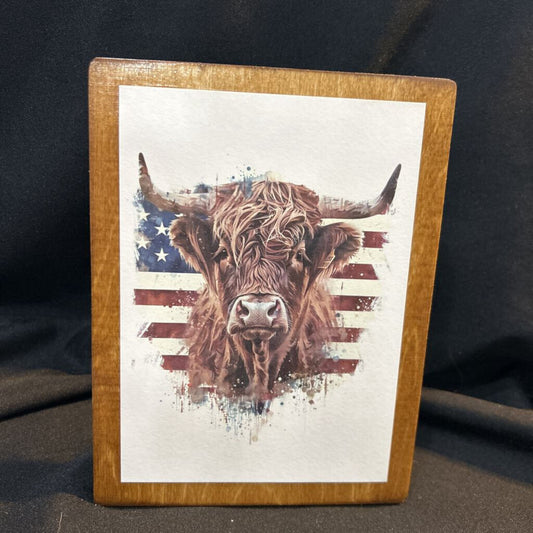 Highland Cow Flag 6x8