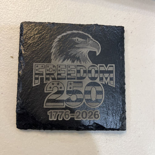 Slate Coaster 250 Eagle Head