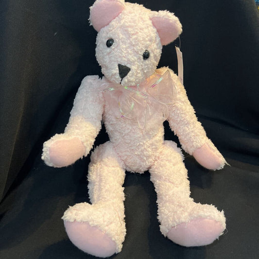Pink Chemille Bear
