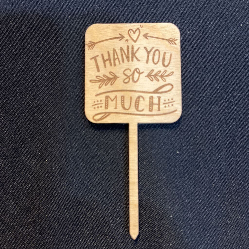 Thank You So Much Wood Pick