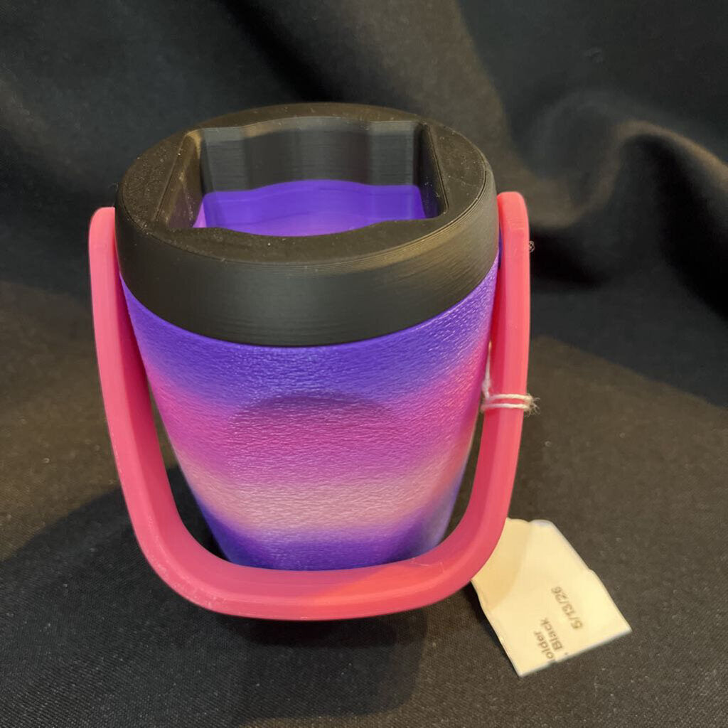 Juice Box Holder Purple, Pink, Black