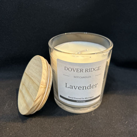Soy Candle Lavender 9 Oz.
