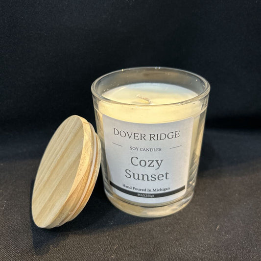 Soy Candle Cozy Sunset 9 Oz.