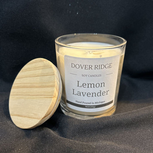 Soy Candle Lemon Lavender 9 Oz.