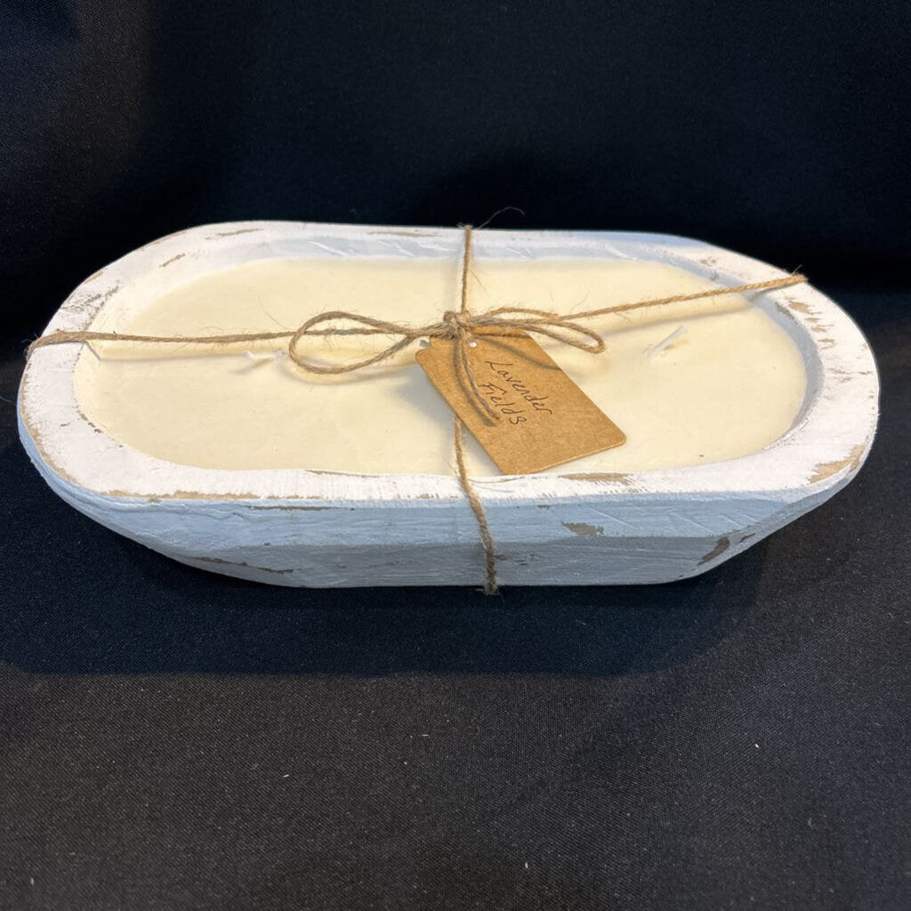 Lavender Fields Dough Bowl Candle