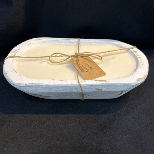 Lavender Fields Dough Bowl Candle