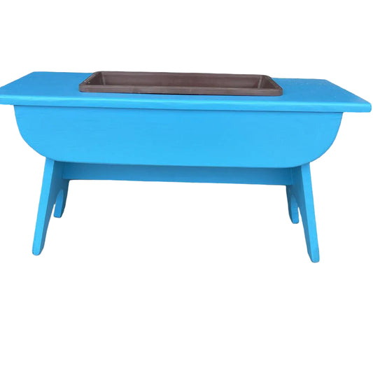 Blue Bench Planter