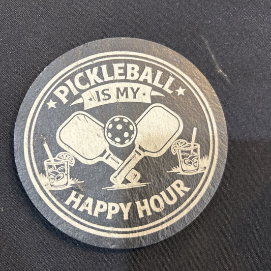 Pickle Ball Happy Hour Coasters