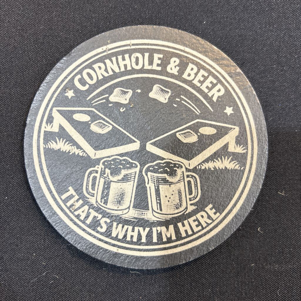 Cornhole and Beer Coasters