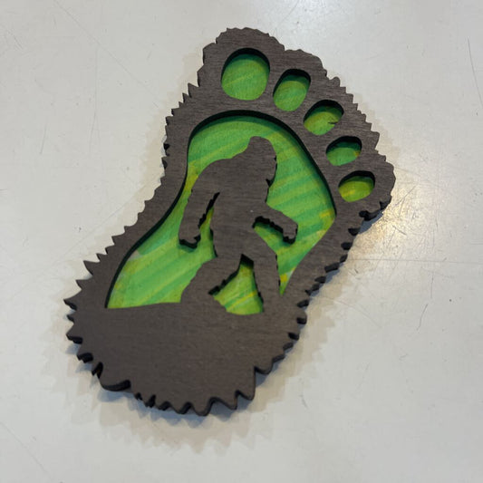 Bigfoot Magnet (green)
