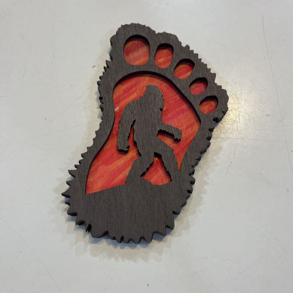 Bigfoot Magnet (Blue)