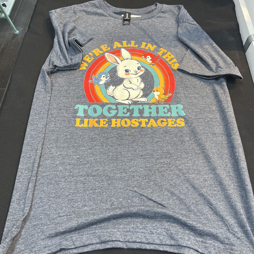 In This Together Tee (medium, heather navy)