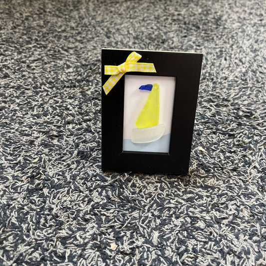 Sailboat (small black frame)