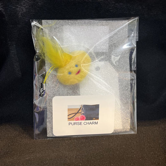 Purse Charm (yellow emoji)