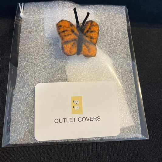 Outlet Covers (butterfly, orange/black)