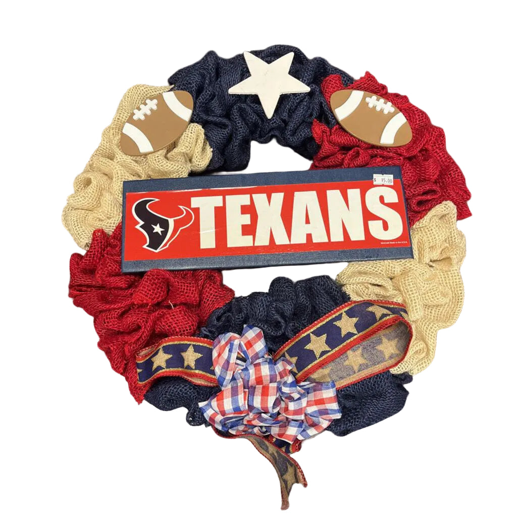 Medium Texans Wreath