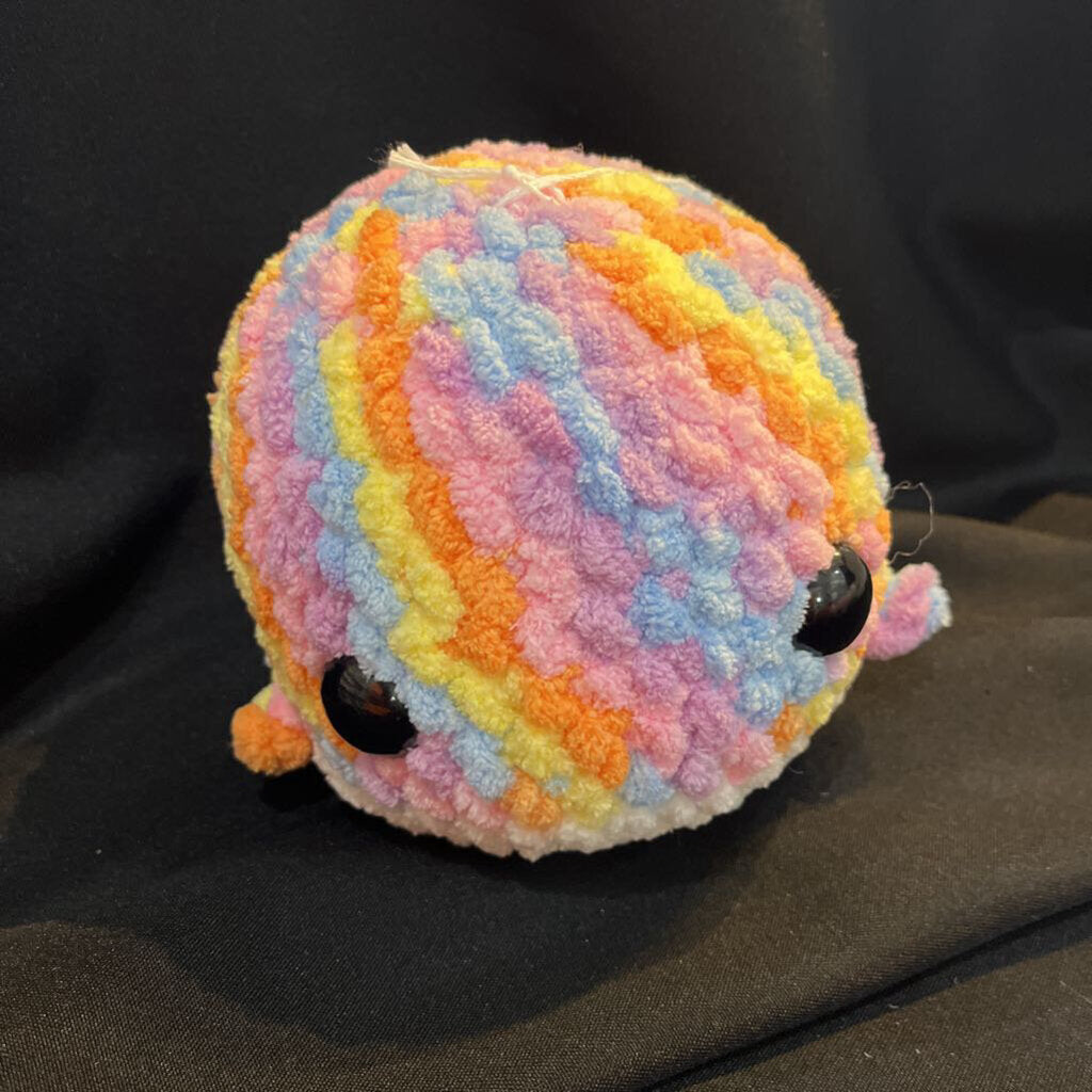 Crochet Tye Dye Whale