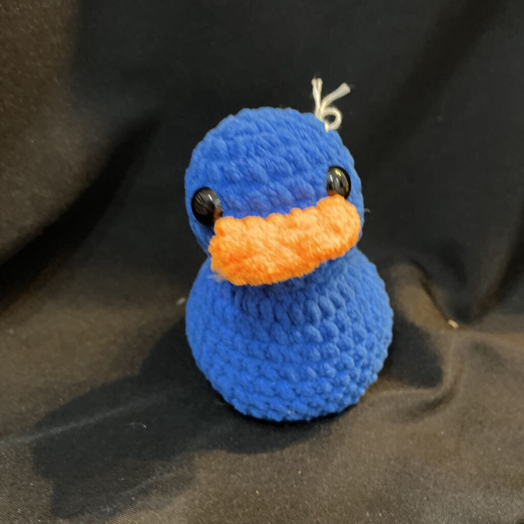 Crochet Dark Blue Duck
