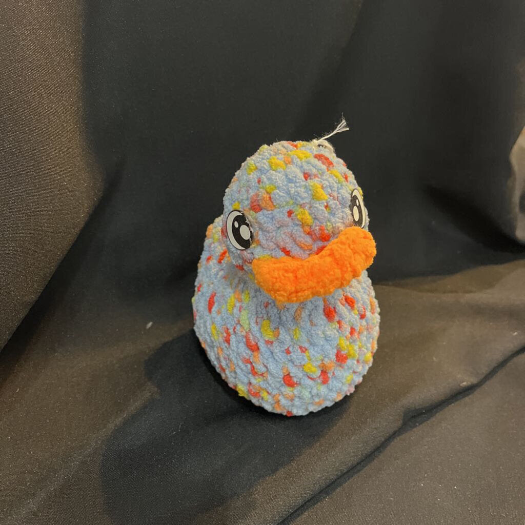 Crochet Med (red,yellow) Duck