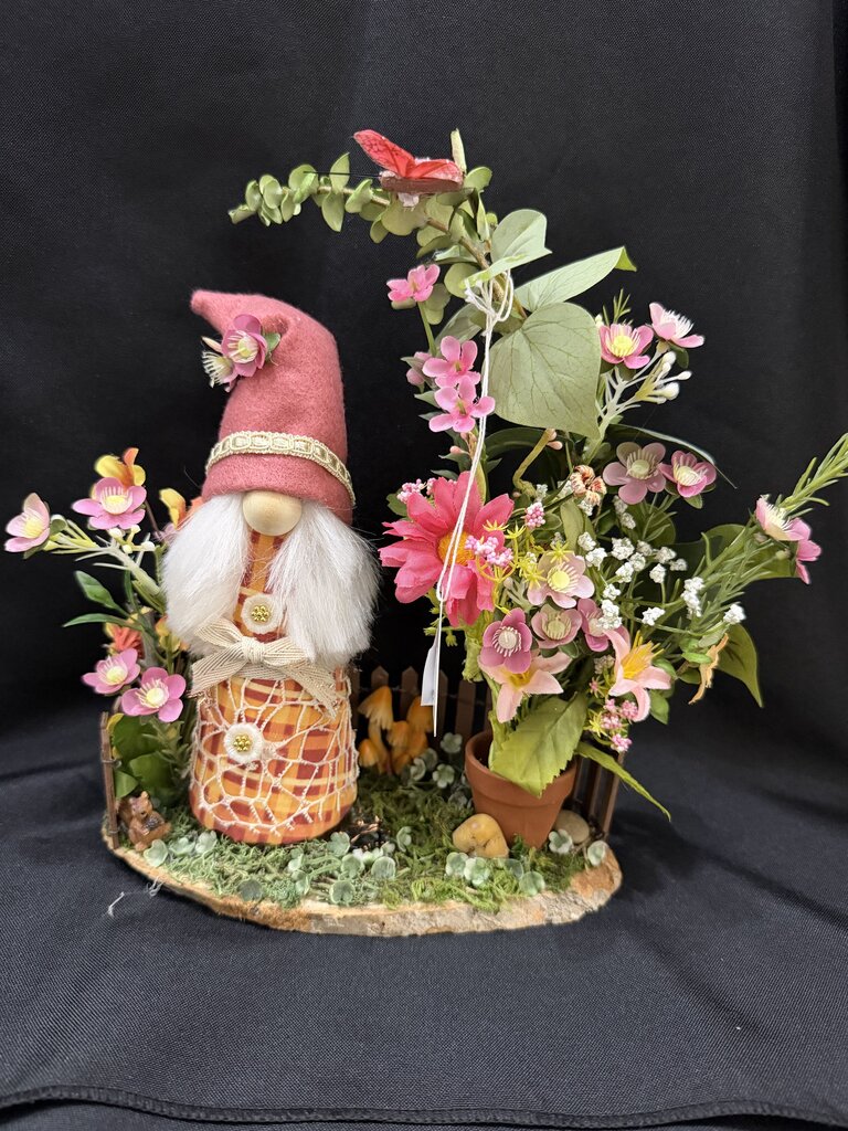 Pink Gnome Garden Scenery