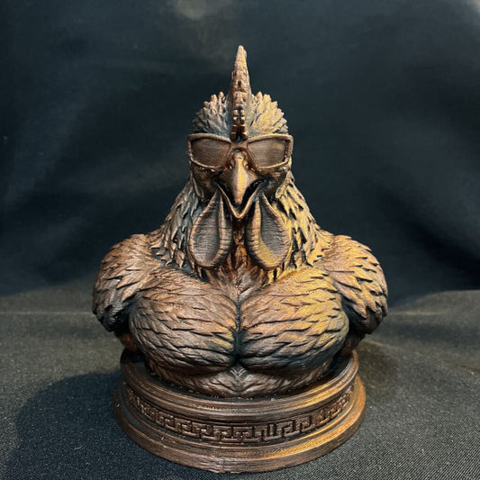 3D Statue (bronze) Chad the Rooster